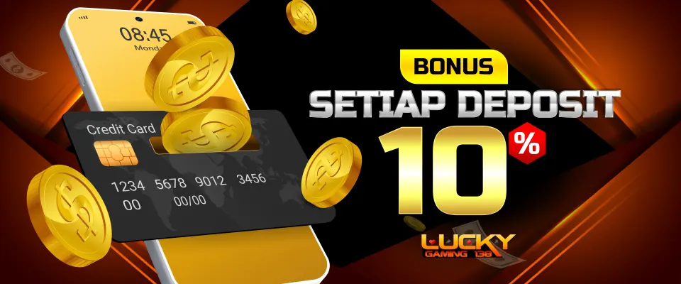 Bonus Setiap Deposit 10%